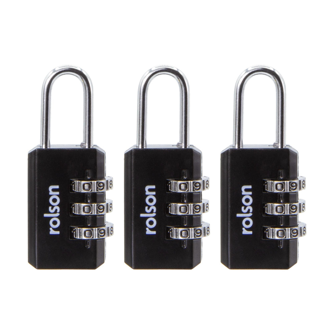 3 Piece 20mm Combination Padlock