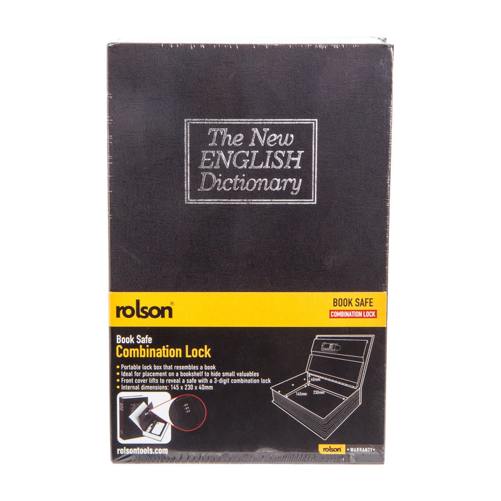 Book Safe with Combination Lock