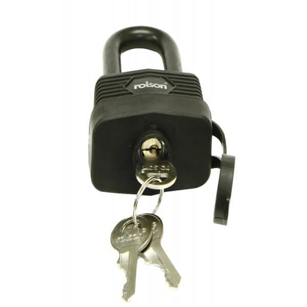 2 Piece 50mm Long Shackle Laminated Steel Padlock