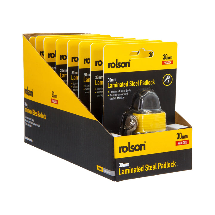 30mm Laminated Steel Padlock