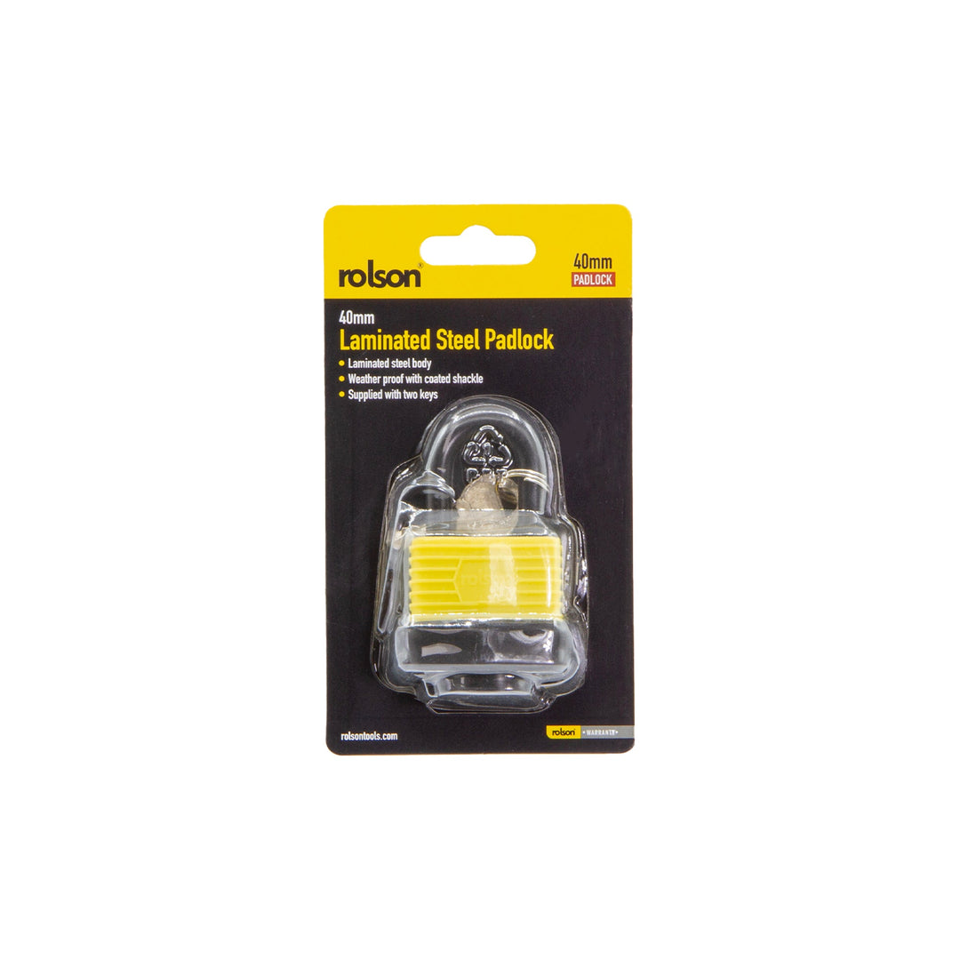 40mm Laminated Steel Padlock