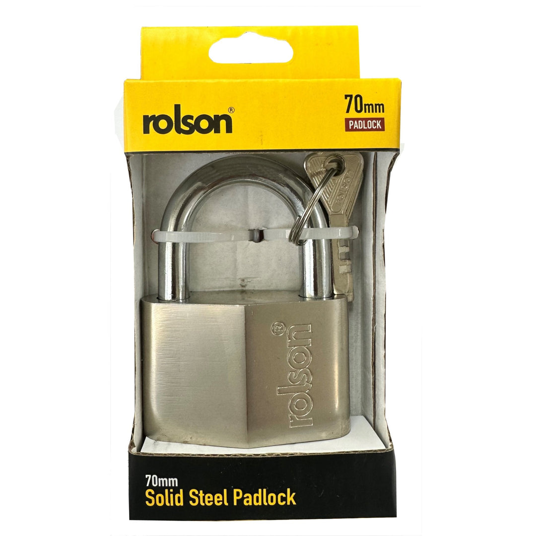 70mm Solid Steel Padlock