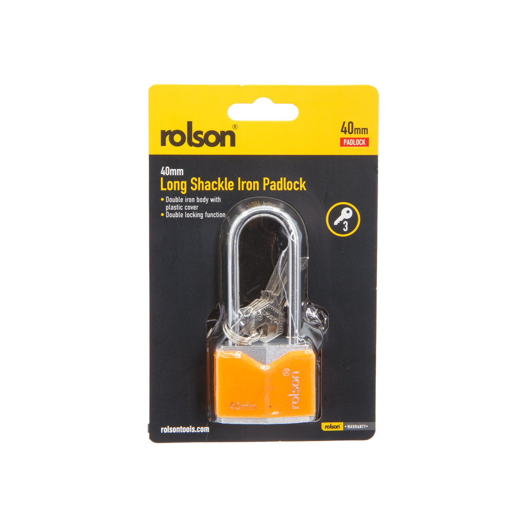40mm Long Shackle Iron Padlock