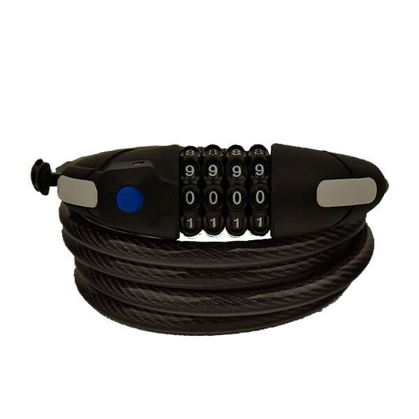 Combination Bike Lock with LED Light by Rolson Tools