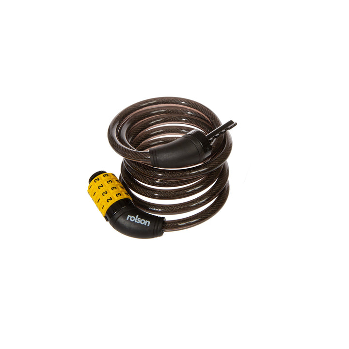 1.8m Combination Bike Lock by Rolson Tools