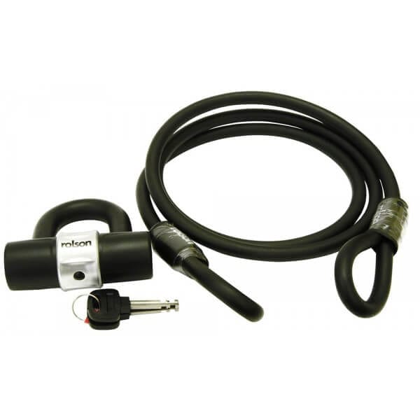 Heavy Duty 1500mm Cable & Padlock by Rolson Tools