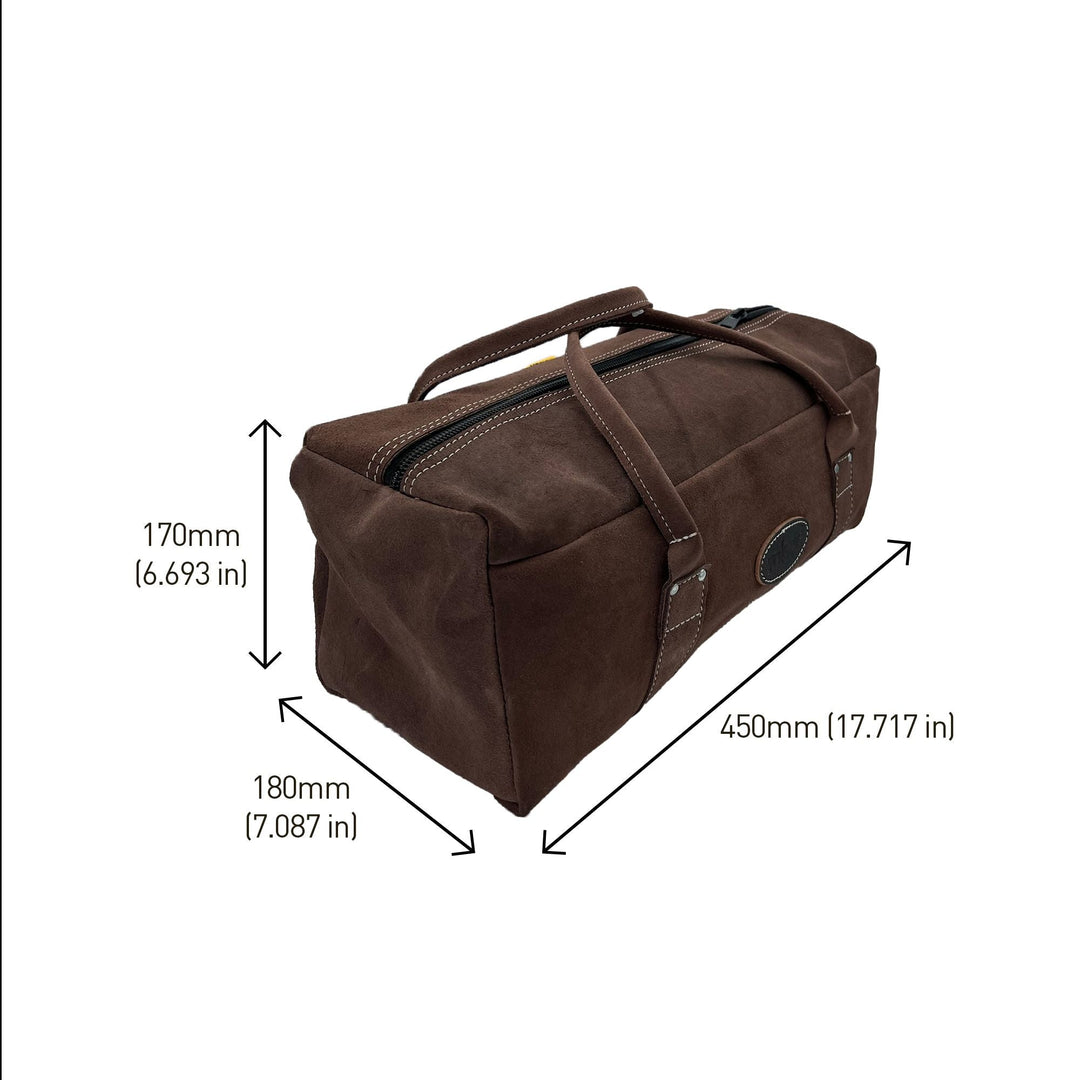 450mm Heavy Duty Leather Contractors Tool Bag by Rolson Tools