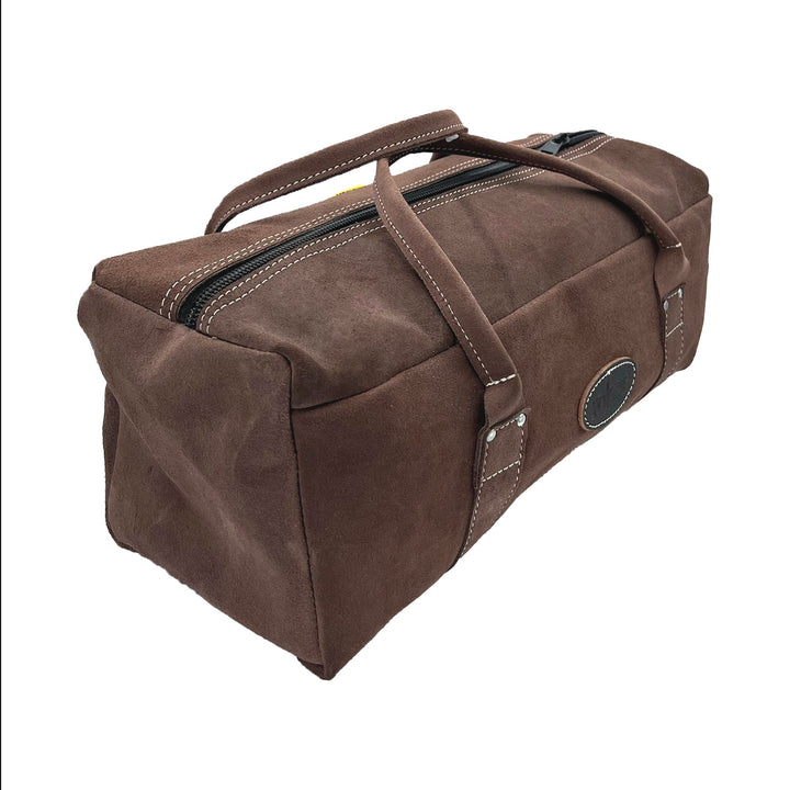 450mm Heavy Duty Leather Contractors Tool Bag by Rolson Tools