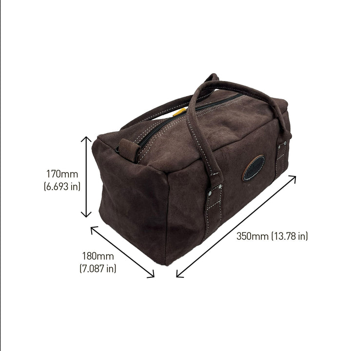 350mm Heavy Duty Leather Contractors Tool Bag by Rolson Tools