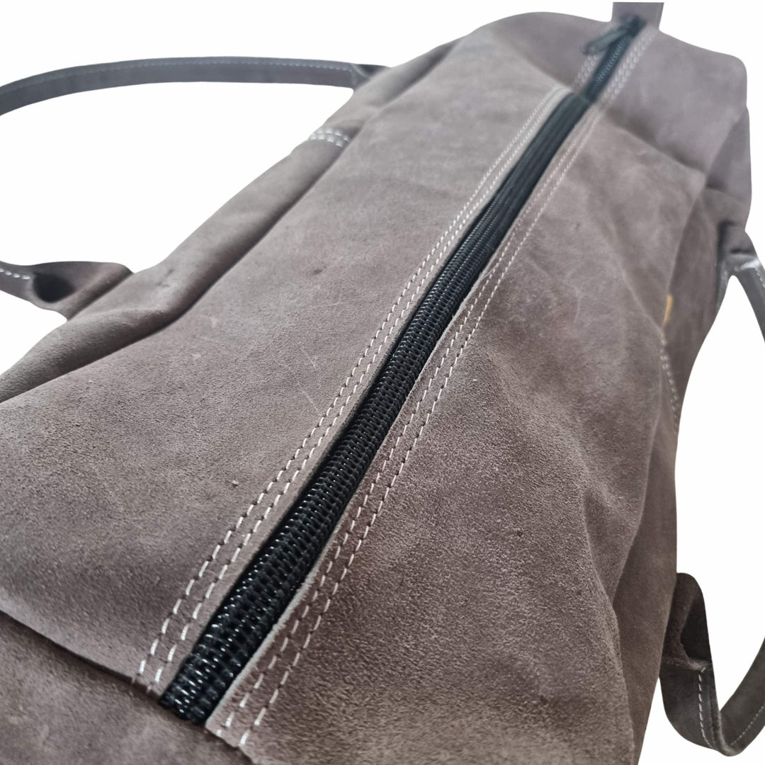 600mm Heavy Duty Leather Contractors Tool Bag by Rolson Tools