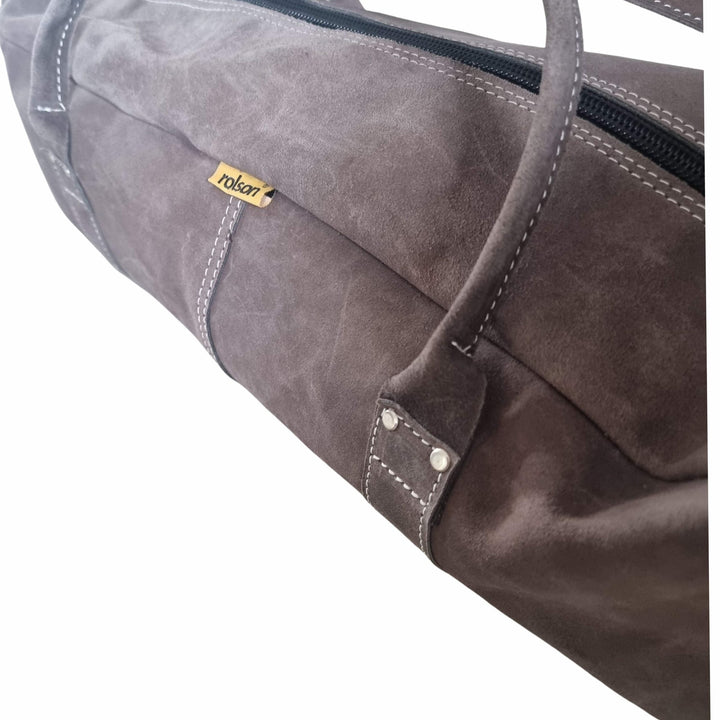 600mm Heavy Duty Leather Contractors Tool Bag by Rolson Tools