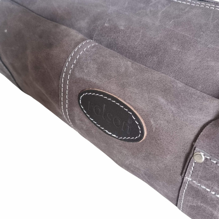 600mm Heavy Duty Leather Contractors Tool Bag by Rolson Tools