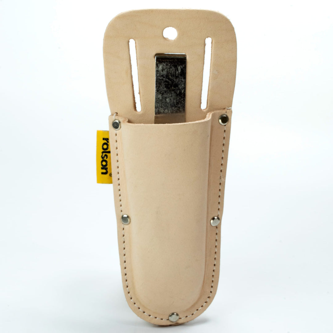 Leather Holster with Belt Loop & Clip by Rolson Tools