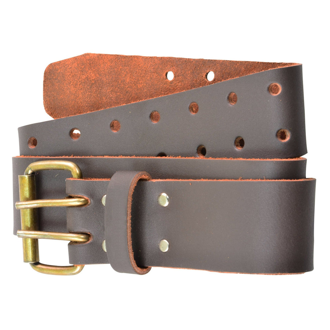 Top Grain Leather Belt with Two Pin Buckle by Rolson Tools