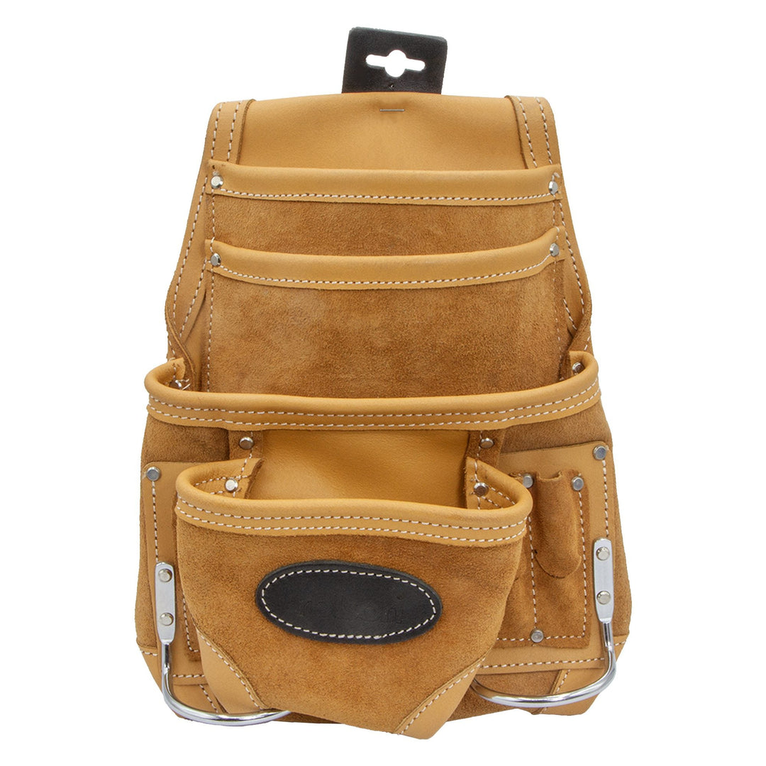 Split Leather Single Tool Pouch by Rolson Tools