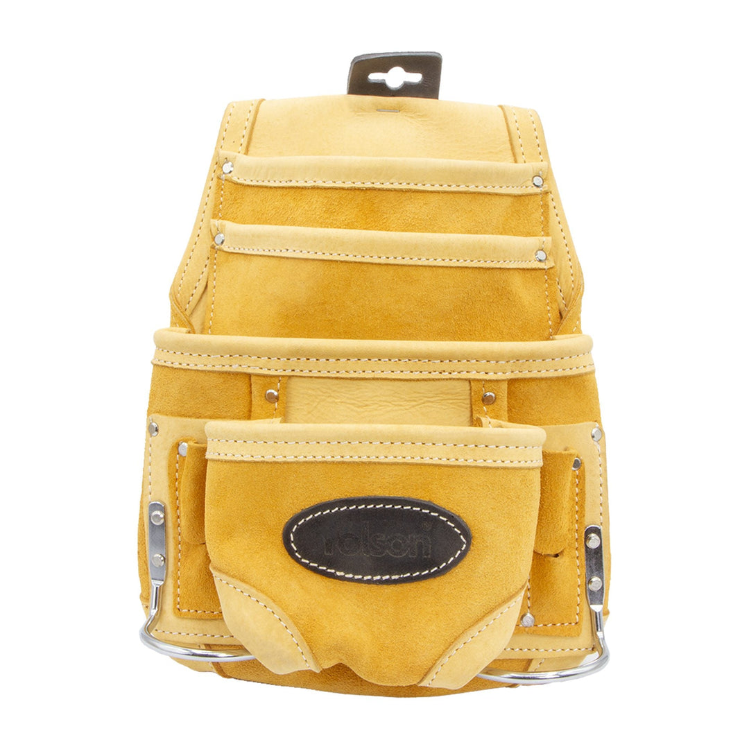 Nubuck Leather Single Tool Pouch by Rolson Tools