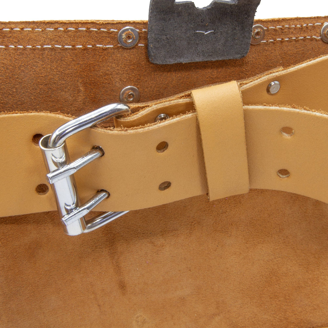 Split Leather Double Tool Belt by Rolson Tools