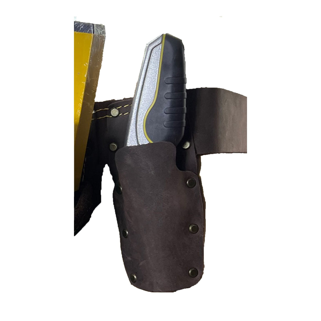 Single Top Grain Oily Leather Tool Pouch by Rolson Tools