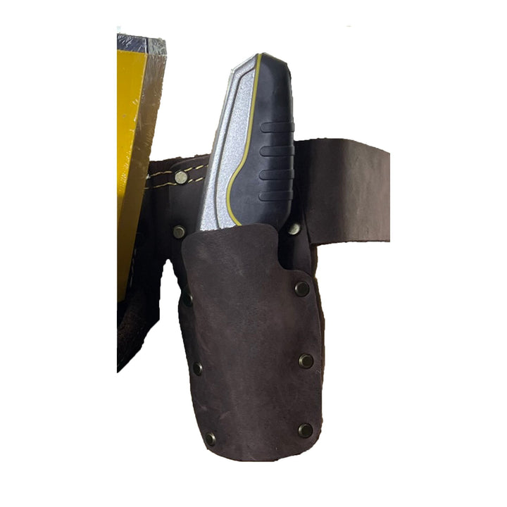 Single Top Grain Oily Leather Tool Pouch by Rolson Tools