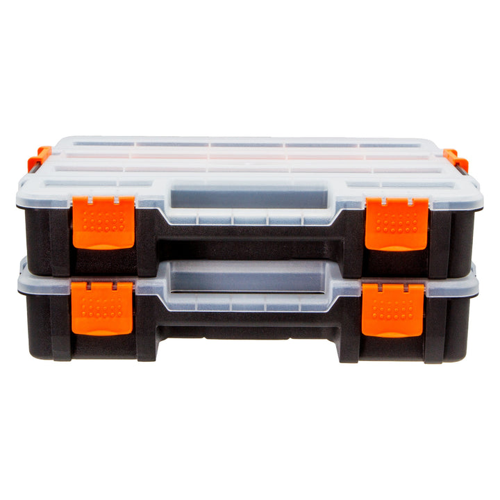 2 Piece 335 x 260mm Stackable Organiser by Rolson Tools