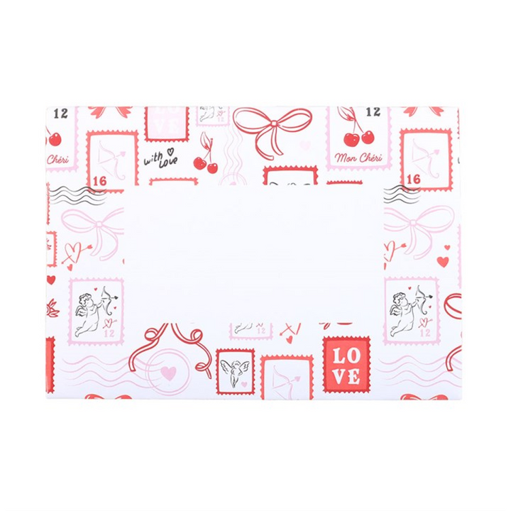 Love Letter Locket Necklace on Greeting Card