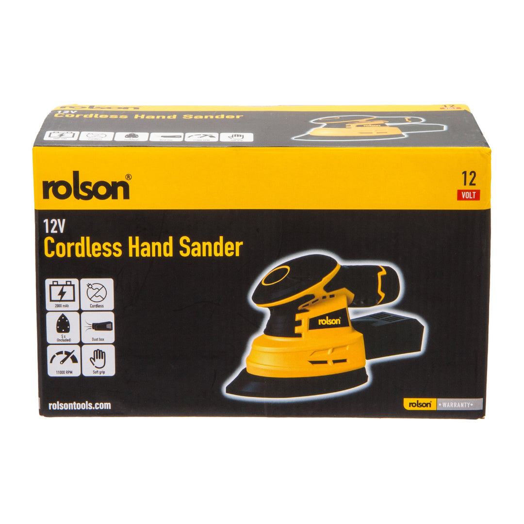 12V Cordless Detail Mouse Sander by Rolson Tools