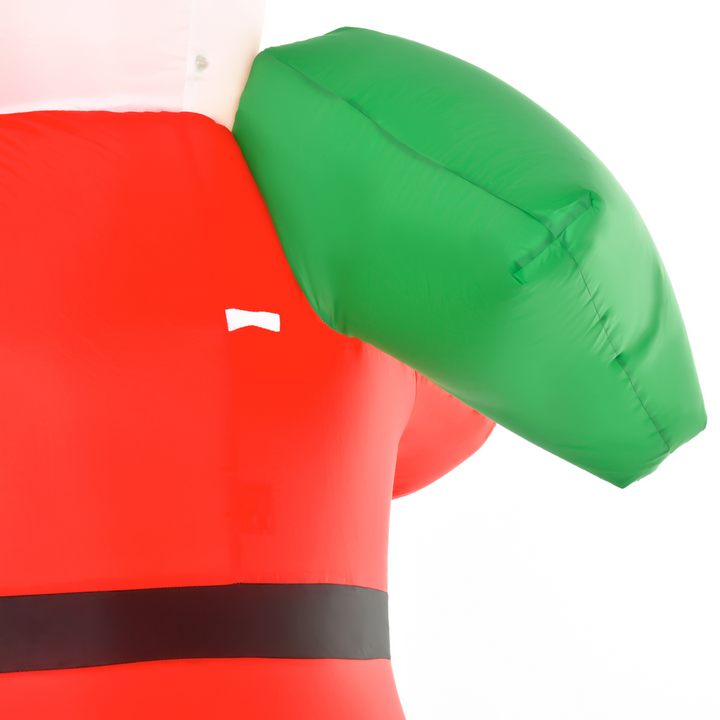 8ft Christmas Inflatable Santa Holiday Deco LED Lights Indoor Outdoor