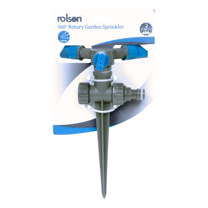 360° Rotary Garden Sprinkler by Rolson Tools