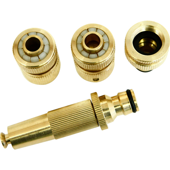 4 Piece Brass Watering Accessory Set by Rolson Tools