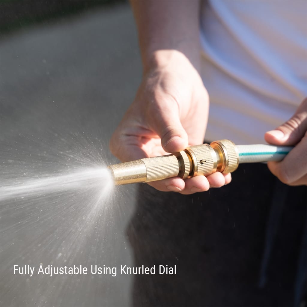 4 Piece Brass Watering Accessory Set by Rolson Tools