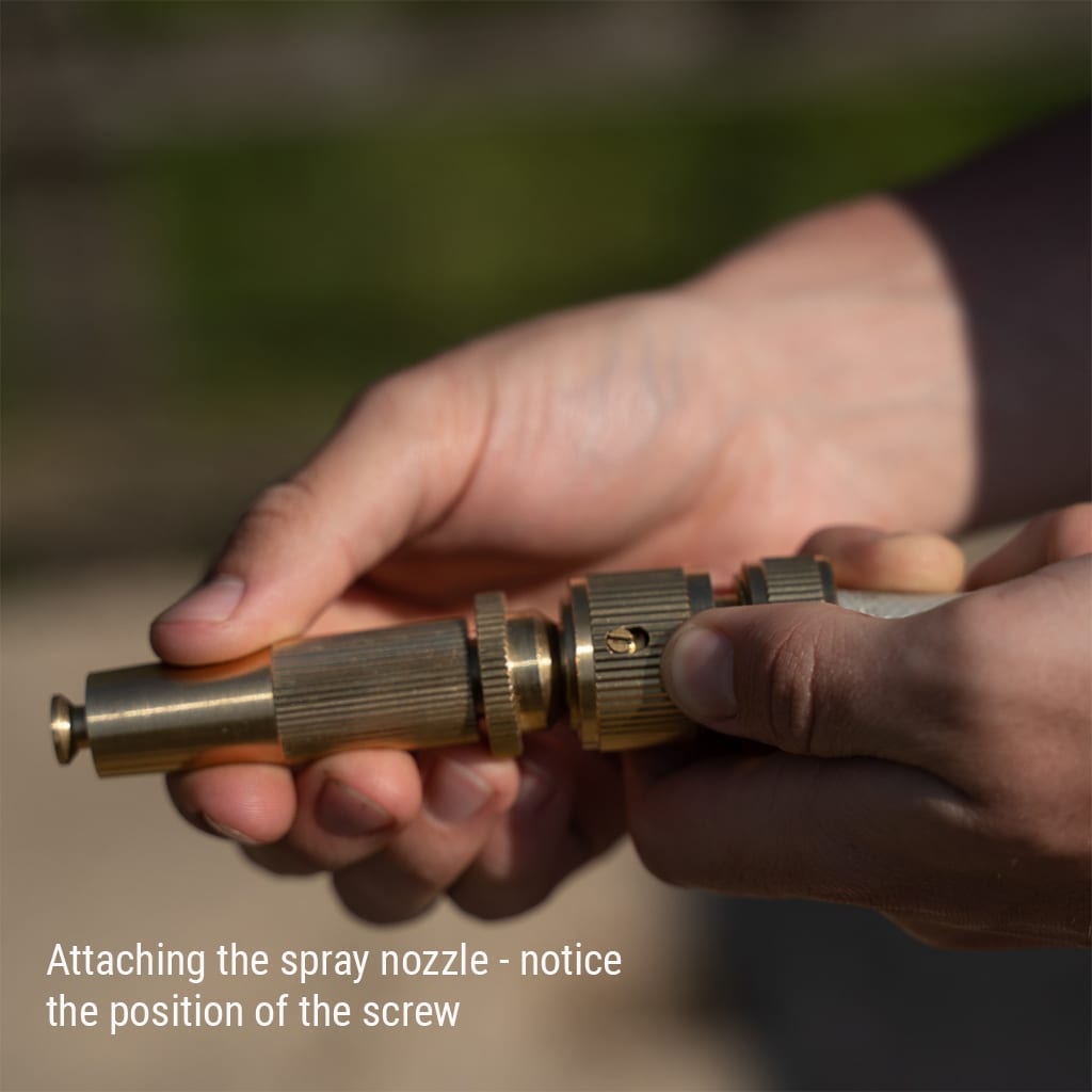 4 Piece Brass Watering Accessory Set by Rolson Tools