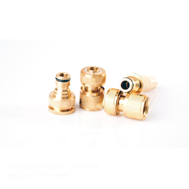 4 Piece Brass Watering Accessory Set by Rolson Tools
