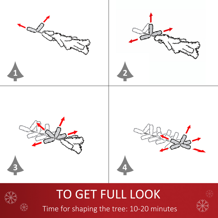 2FT Pre-lit Artificial Christmas Tree Tabletop LED Lights Pot Table Desk Green