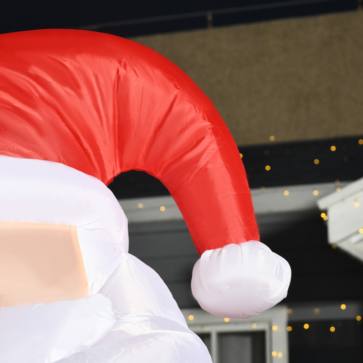 Inflatable Christmas Santa Claus Air Blown Decoration Yard
