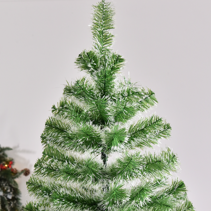 7ft Indoor Christmas Tree Artificial Deco Xmas Gift Metal Stand 968 Tips