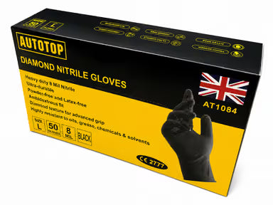 Autotop Diamond Nitrile Gloves, image 4