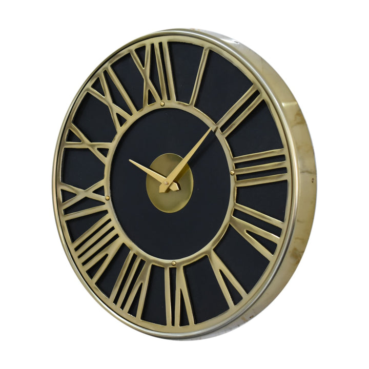 Black and Gold Wall Clock