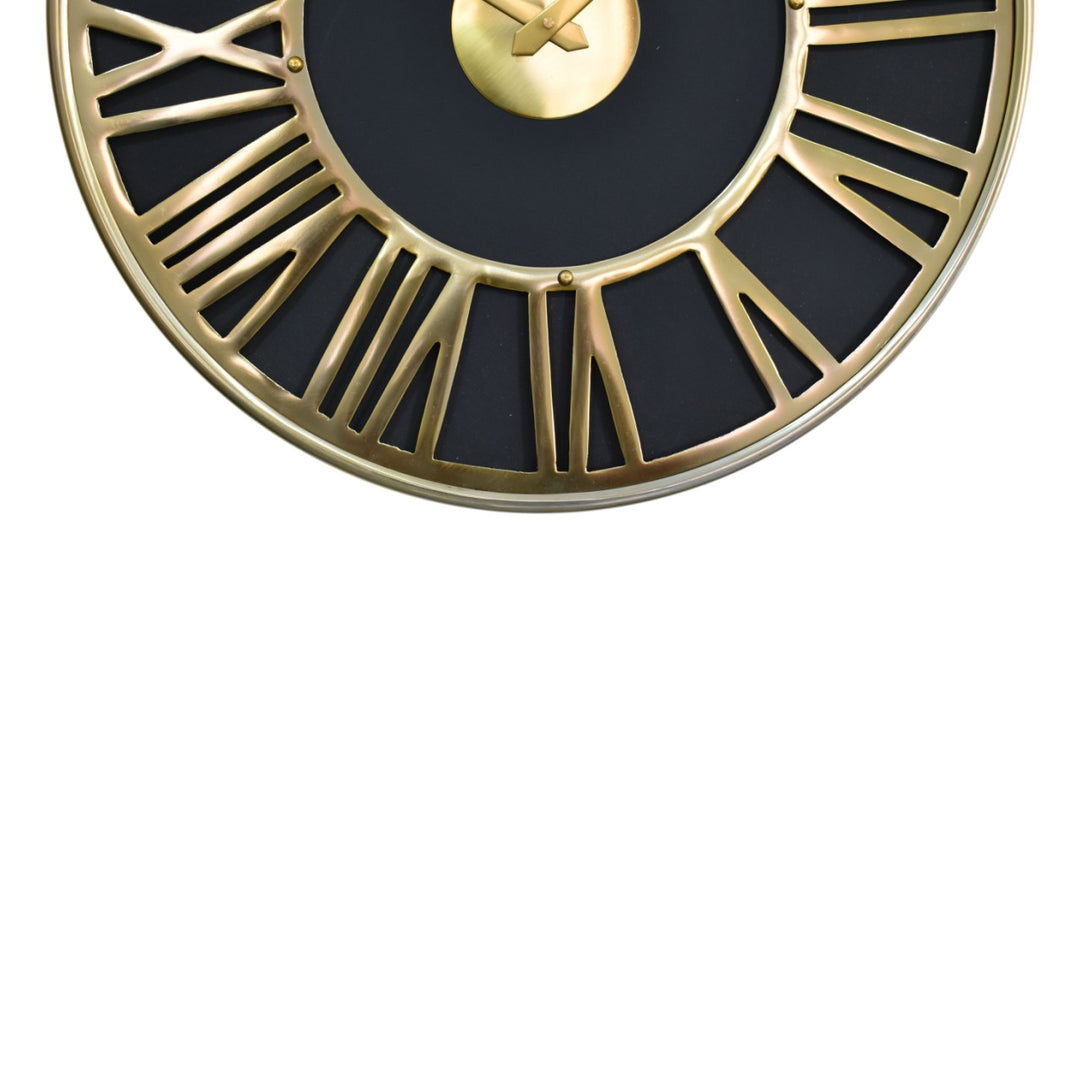 Black and Gold Wall Clock