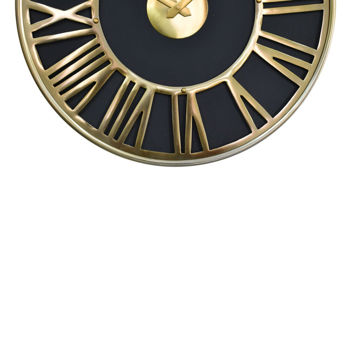 Black and Gold Wall Clock
