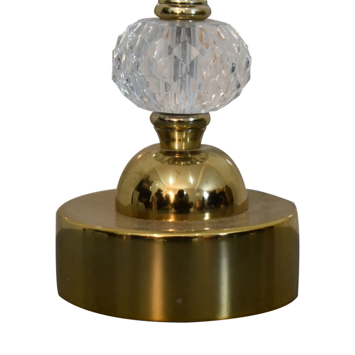 Bubble Metal Glass Candle Holder