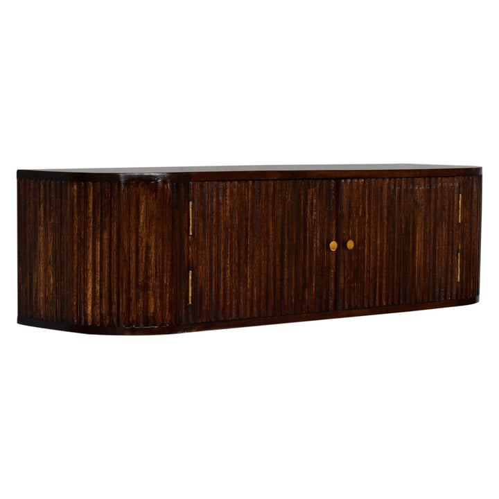 Chunky Chestnut Wall Mounted Console