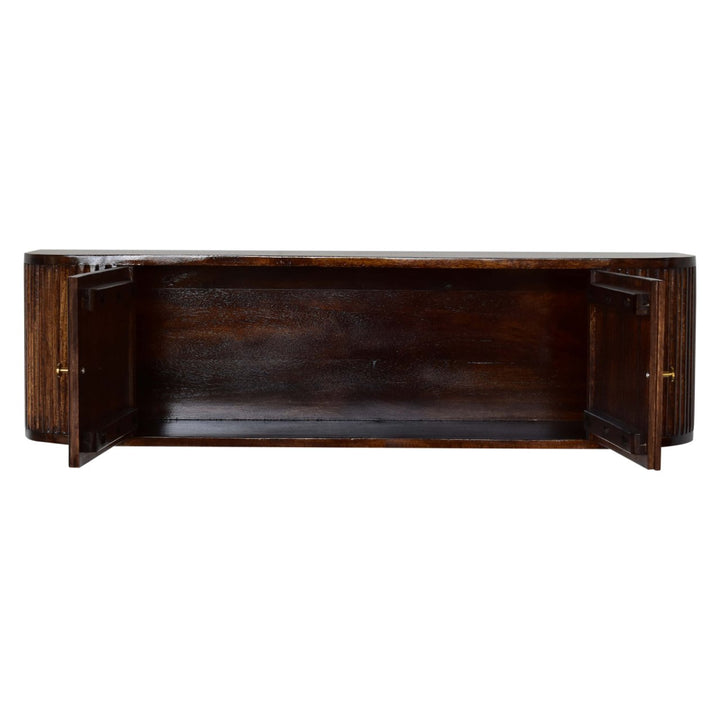 Chunky Chestnut Wall Mounted Console