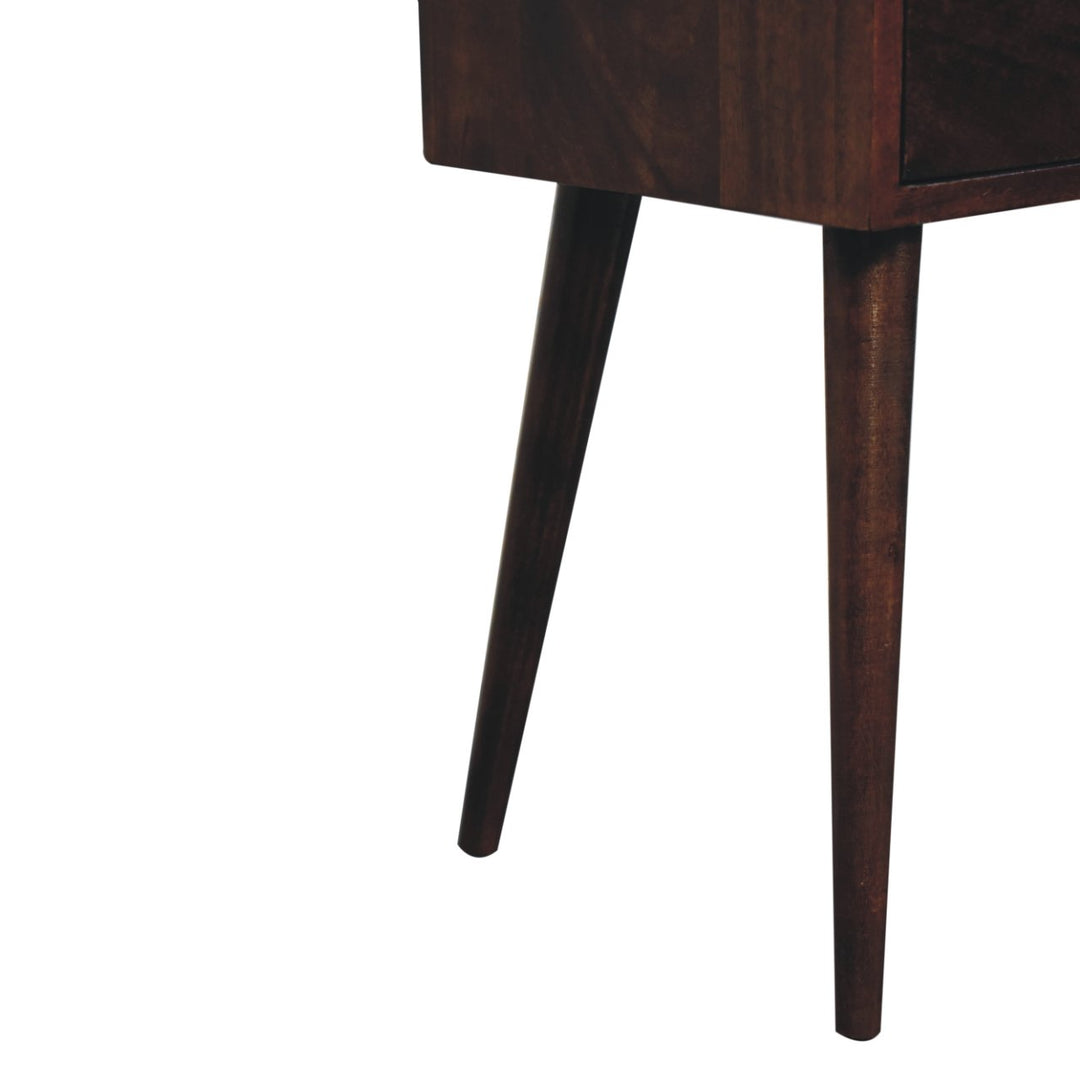 Mini 2 DrawerCalifornia Walnut Bedside
