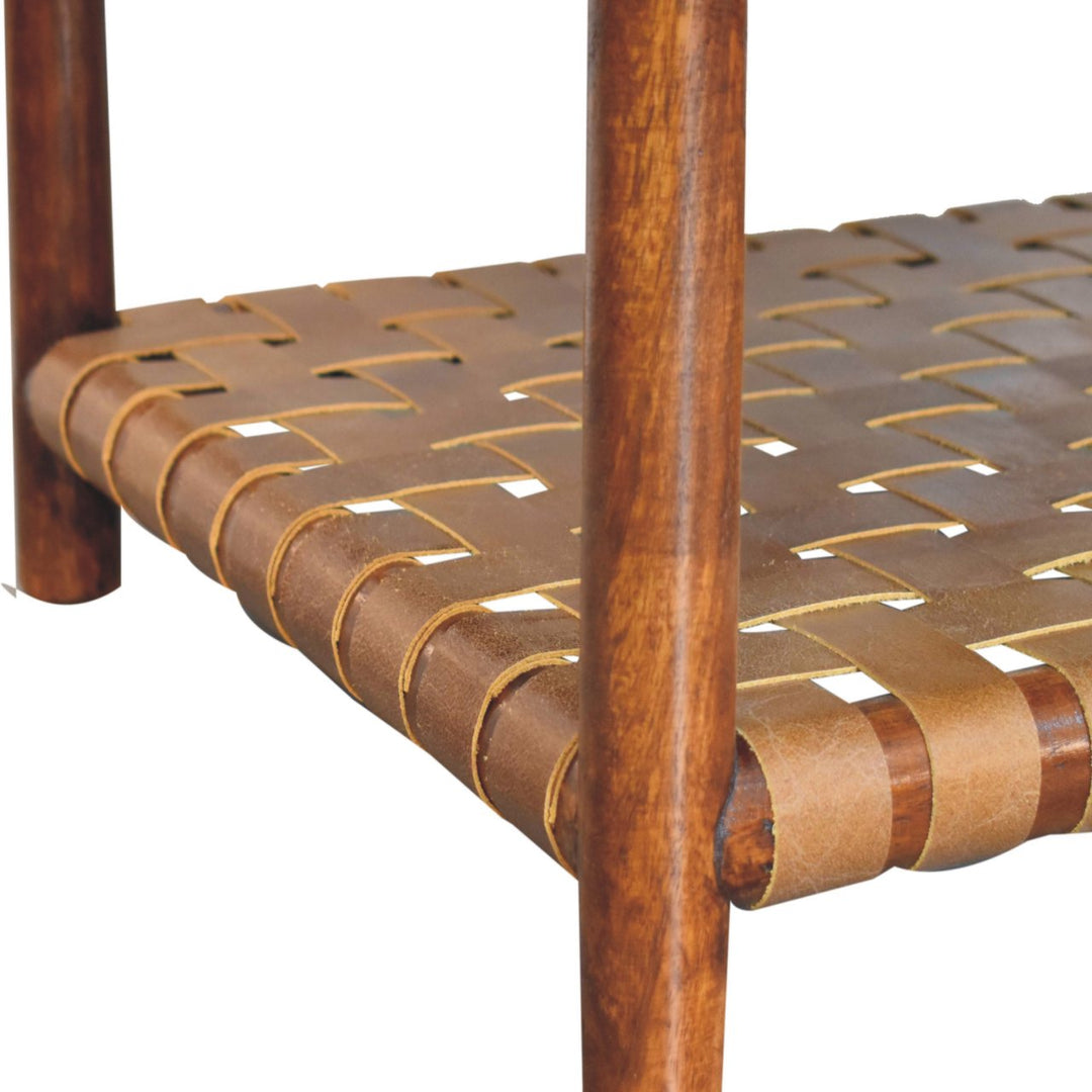 Regency Woven Console Table with 2 drawers