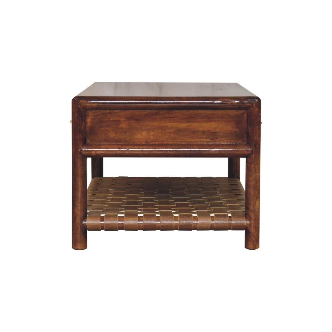 Regency Woven Console Table with 2 drawers