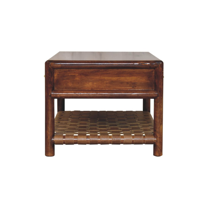 Regency Woven Console Table with 2 drawers