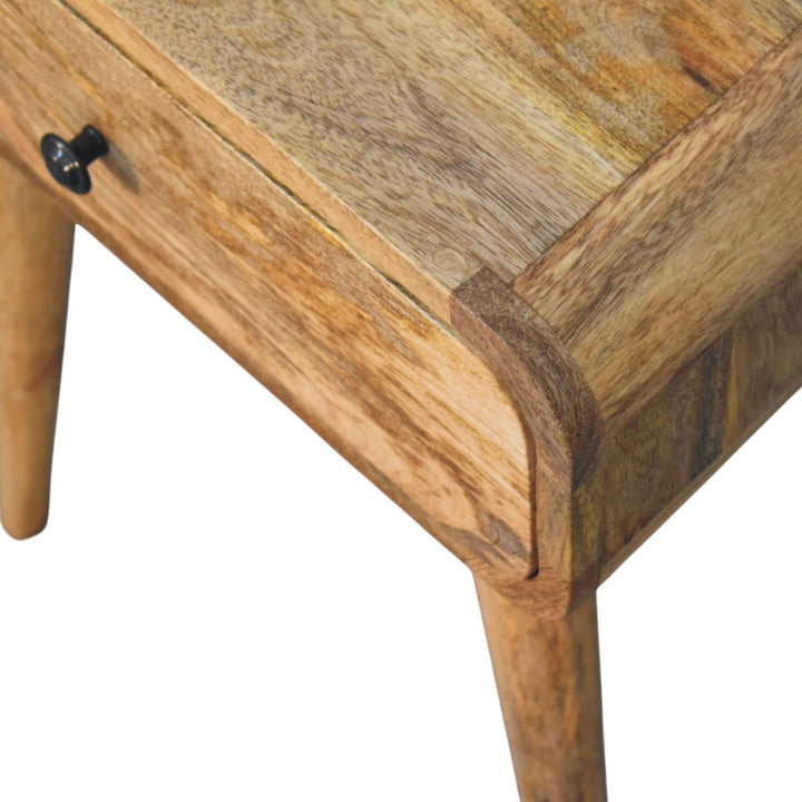 Avora Oak-ish Nightstand with 1 drawer