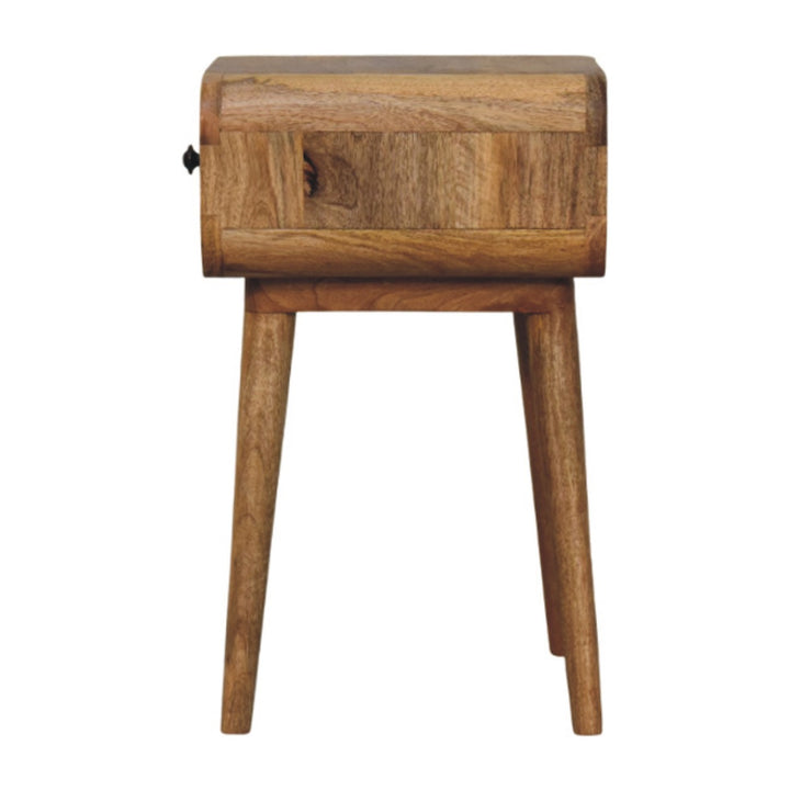 Avora Mini Oak-ish Nightstand with 1 drawer