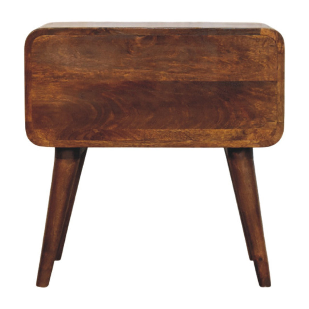 Avora 3-Drawer Chestnut Nightstand