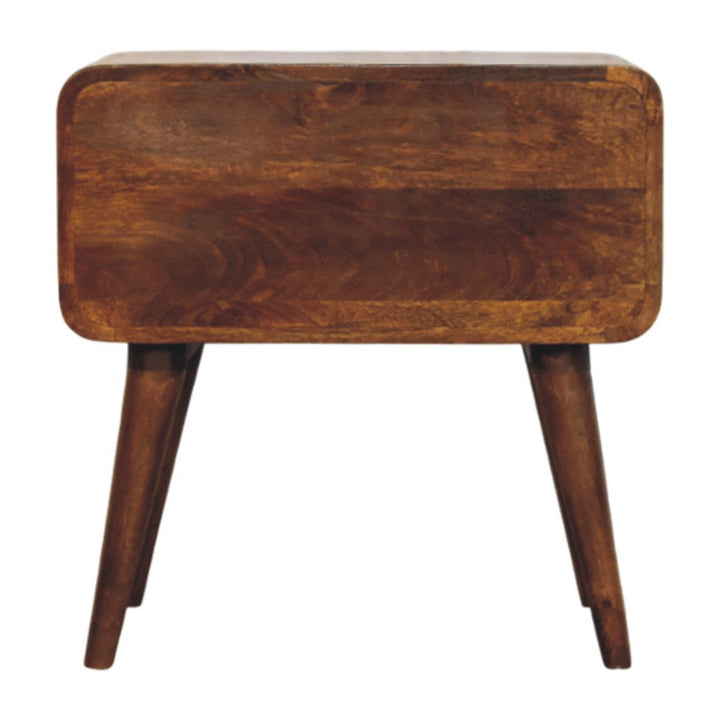 Avora 3-Drawer Chestnut Nightstand